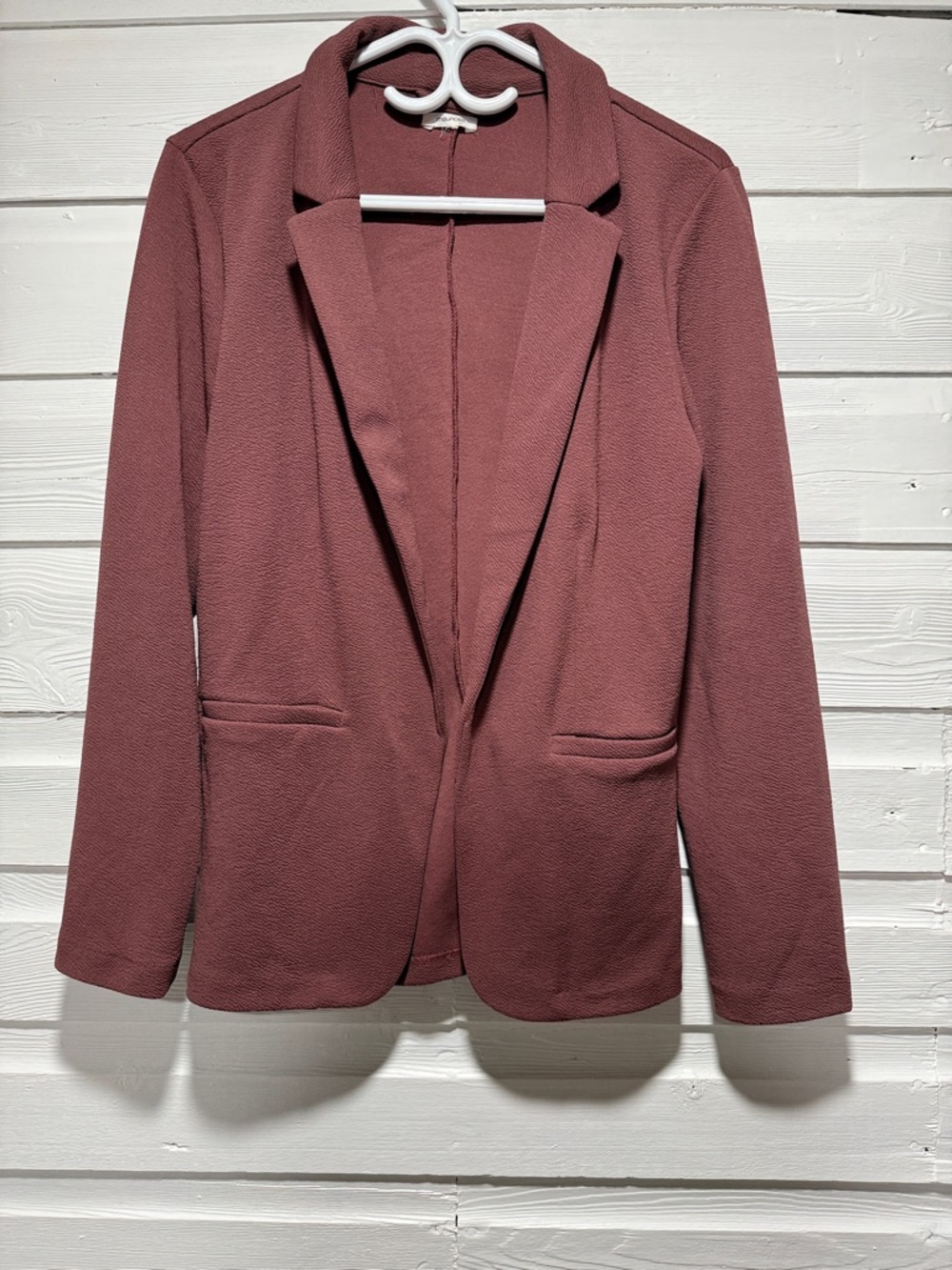 Maurices Open-Front Blazer Jacket - Mauve